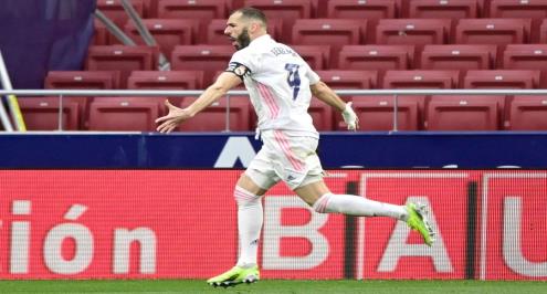 إبداع بنزيما ينقذ ريال مدريد ويخطف تعادلاً قاتلاً أمام أتلتيكو بالليجا (فيديو)